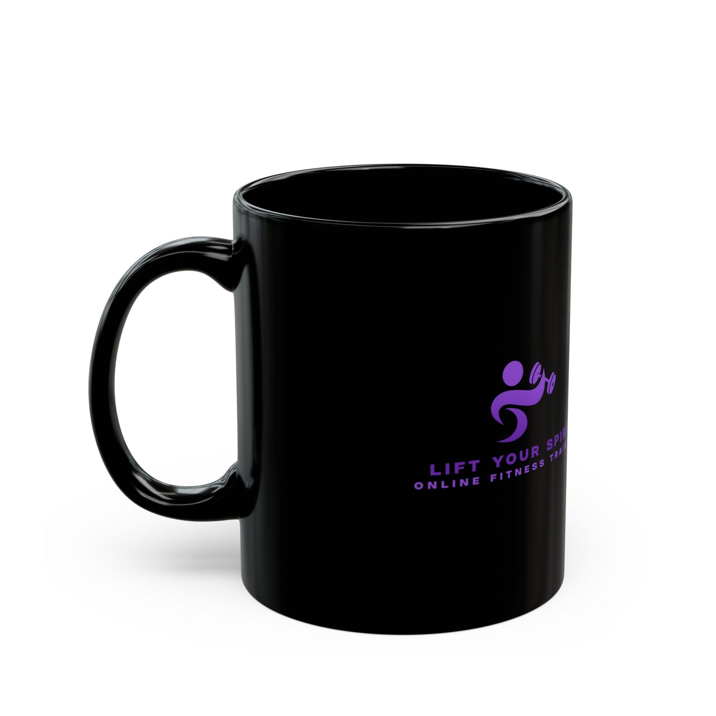 Fitness Training Black Mug | Motivational Coffee Cup for Gym Lovers, Workout Mug, Gift for Trainers, Fitness Enthusiasts