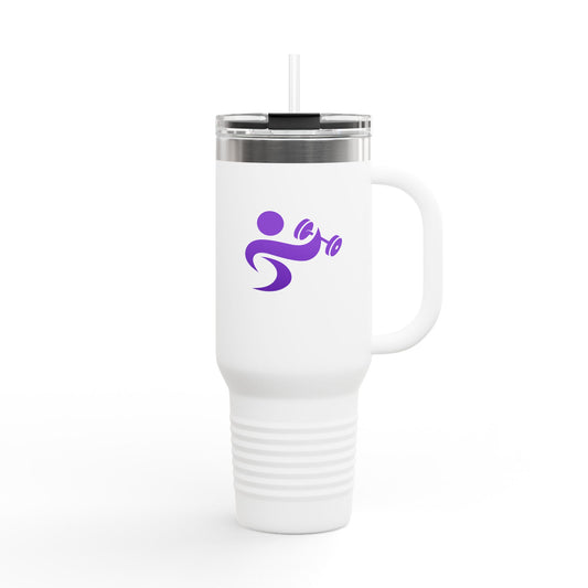 Active Lifestyle Insulated Travel Mug, 40oz - Perfect for Fitness Enthusiasts, Sports Events, ON-The-Go Drinks, Workout Hydration, [...]